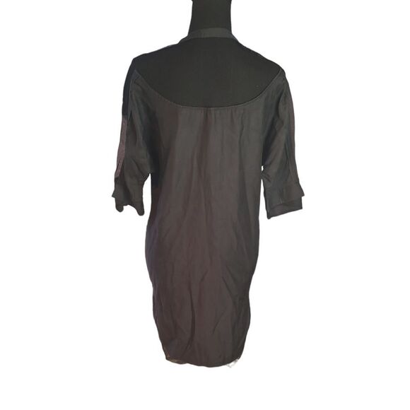 BCBGMaxazria Runway Black Mesh Half Sleeve Dress XS - Picture 4 of 6